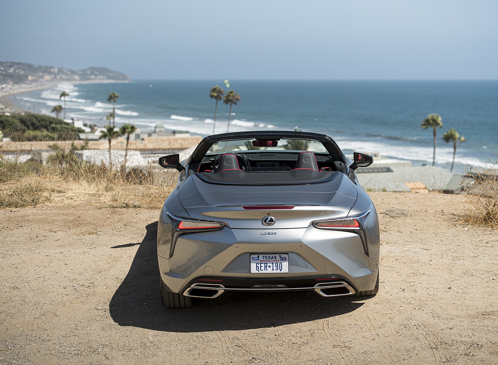 2021 Lexus LC Convertible Rear Wallpapers (8)