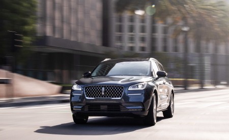 2021 Lincoln Corsair Grand Touring Plug-In Hybrd (Color: Flight Blue) Front Wallpapers 450x275 (43)