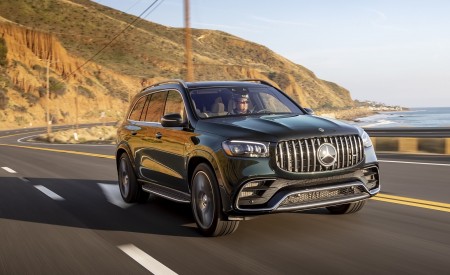 2021 Mercedes-AMG GLS 63 (US-Spec) Front Three-Quarter Wallpapers 450x275 (24)