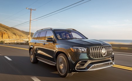2021 Mercedes-AMG GLS 63 (US-Spec) Front Three-Quarter Wallpapers 450x275 (10)