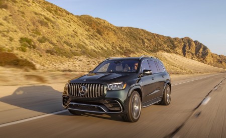 2021 Mercedes-AMG GLS 63 (US-Spec) Front Three-Quarter Wallpapers 450x275 (22)