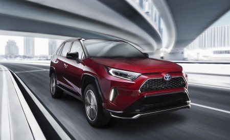 2021 Toyota RAV4 Prime Plug-In Hybrid Front Three-Quarter Wallpapers 450x275 (2)