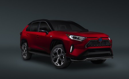 2021 Toyota RAV4 Prime Plug-In Hybrid Front Three-Quarter Wallpapers 450x275 (7)