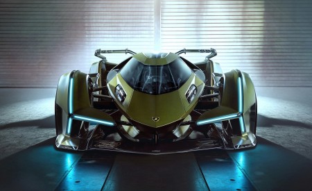 2019 Lamborghini Lambo V12 Vision Gran Turismo Front Wallpapers 450x275 (5)