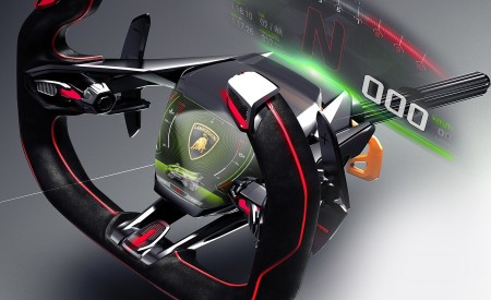 2019 Lamborghini Lambo V12 Vision Gran Turismo Interior Detail Wallpapers 450x275 (17)