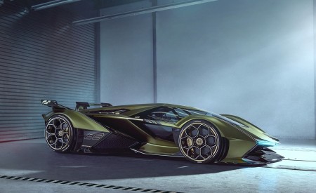 2019 Lamborghini Lambo V12 Vision Gran Turismo Side Wallpapers 450x275 (7)