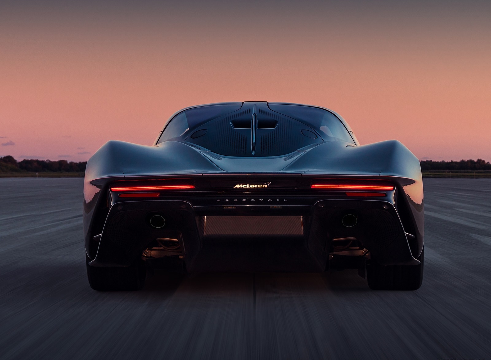 2019 McLaren Speedtail Rear Wallpapers (10)