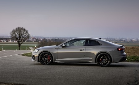 2020 Audi RS 5 Coupe (Color: Nardo Gray) Side Wallpapers 450x275 (23)