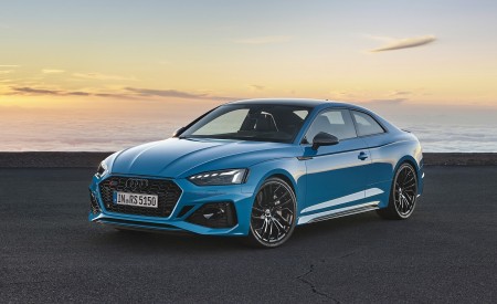 2020 Audi RS 5 Coupe (Color: Turbo Blue) Front Three-Quarter Wallpapers 450x275 (46)