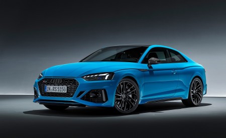 2020 Audi RS 5 Coupe (Color: Turbo Blue) Front Three-Quarter Wallpapers 450x275 (58)