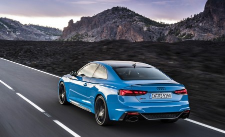 2020 Audi RS 5 Coupe (Color: Turbo Blue) Rear Three-Quarter Wallpapers 450x275 (42)
