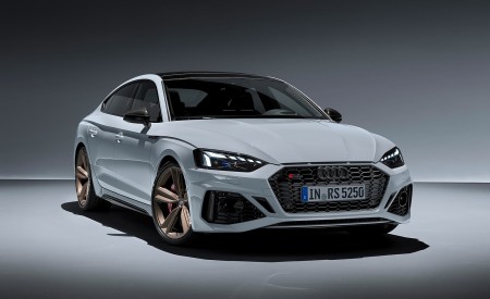 2020 Audi RS 5 Sportback (Color: Glacier White) Front Three-Quarter Wallpapers 450x275 (53)