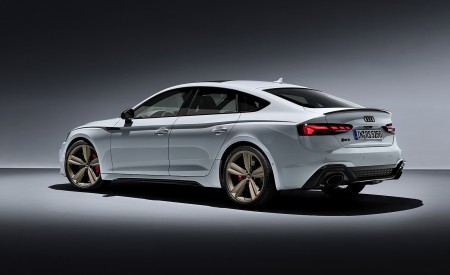 2020 Audi RS 5 Sportback (Color: Glacier White) Rear Three-Quarter Wallpapers 450x275 (56)