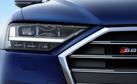 2020 Audi S8 (Color: Navarra Blue) Headlight Wallpapers 450x275 (157)