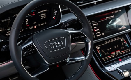2020 Audi S8 Interior Steering Wheel Wallpapers 450x275 (166)