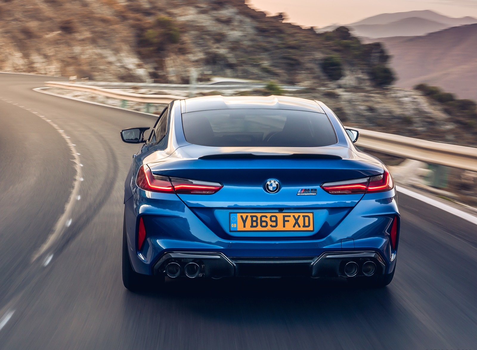 2020 BMW M8 Competition Coupe (UK-Spec) Rear Wallpapers (12)