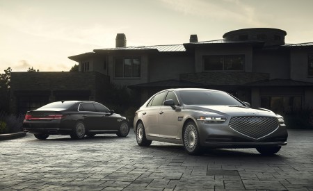 2020 Genesis G90 Front Three-Quarter Wallpapers 450x275 (6)