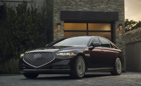 2020 Genesis G90 Front Three-Quarter Wallpapers 450x275 (8)