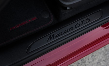 2020 Porsche Macan GTS (Color: Carmine Red) Door Sill Wallpapers 450x275 (80)