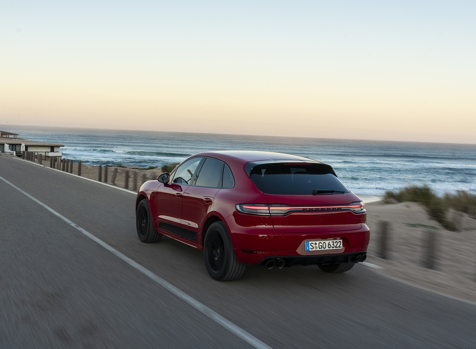 2020 Porsche Macan GTS (Color: Carmine Red) Rear Three-Quarter Wallpapers (7)