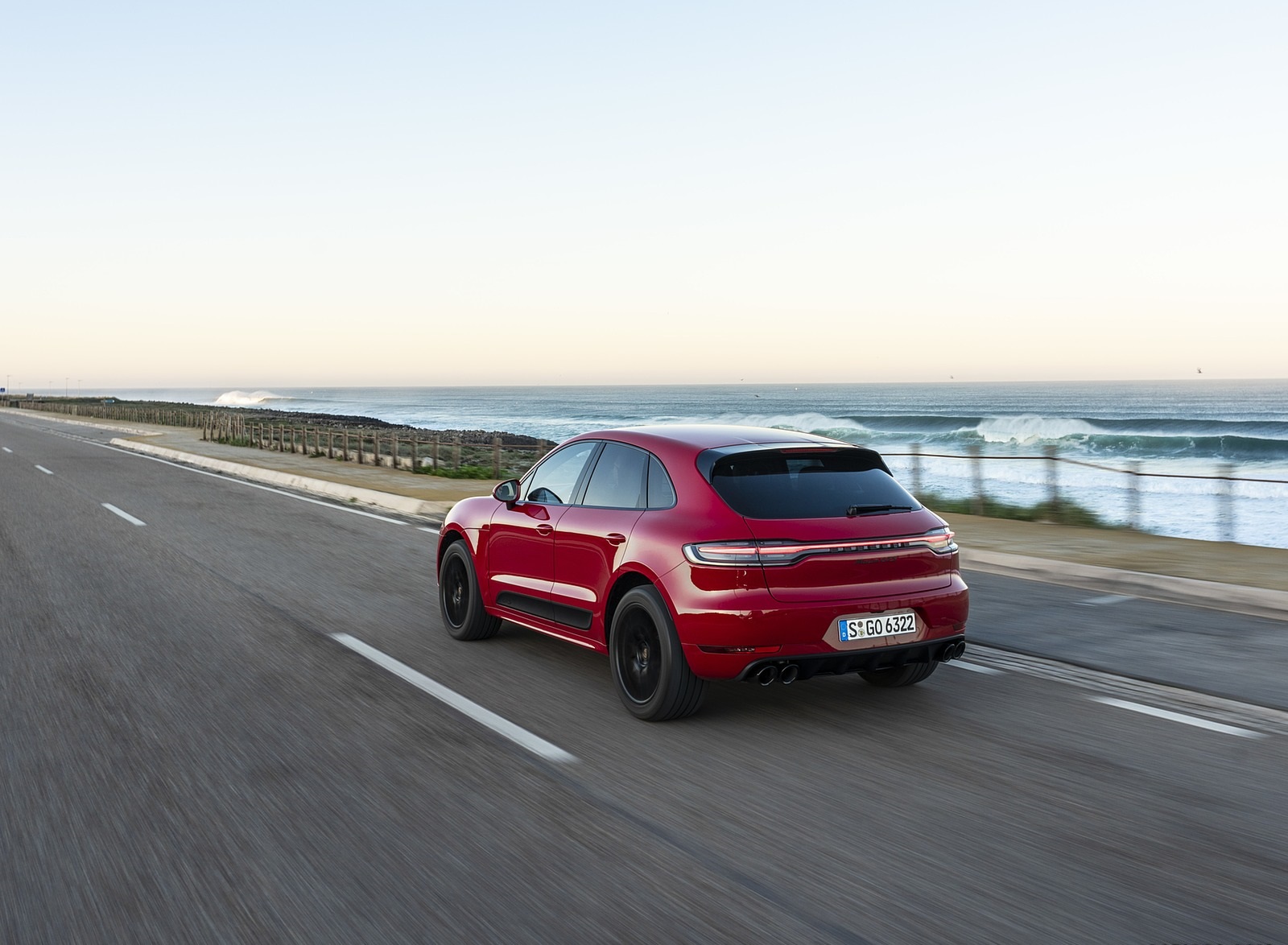 2020 Porsche Macan GTS (Color: Carmine Red) Rear Three-Quarter Wallpapers (8)