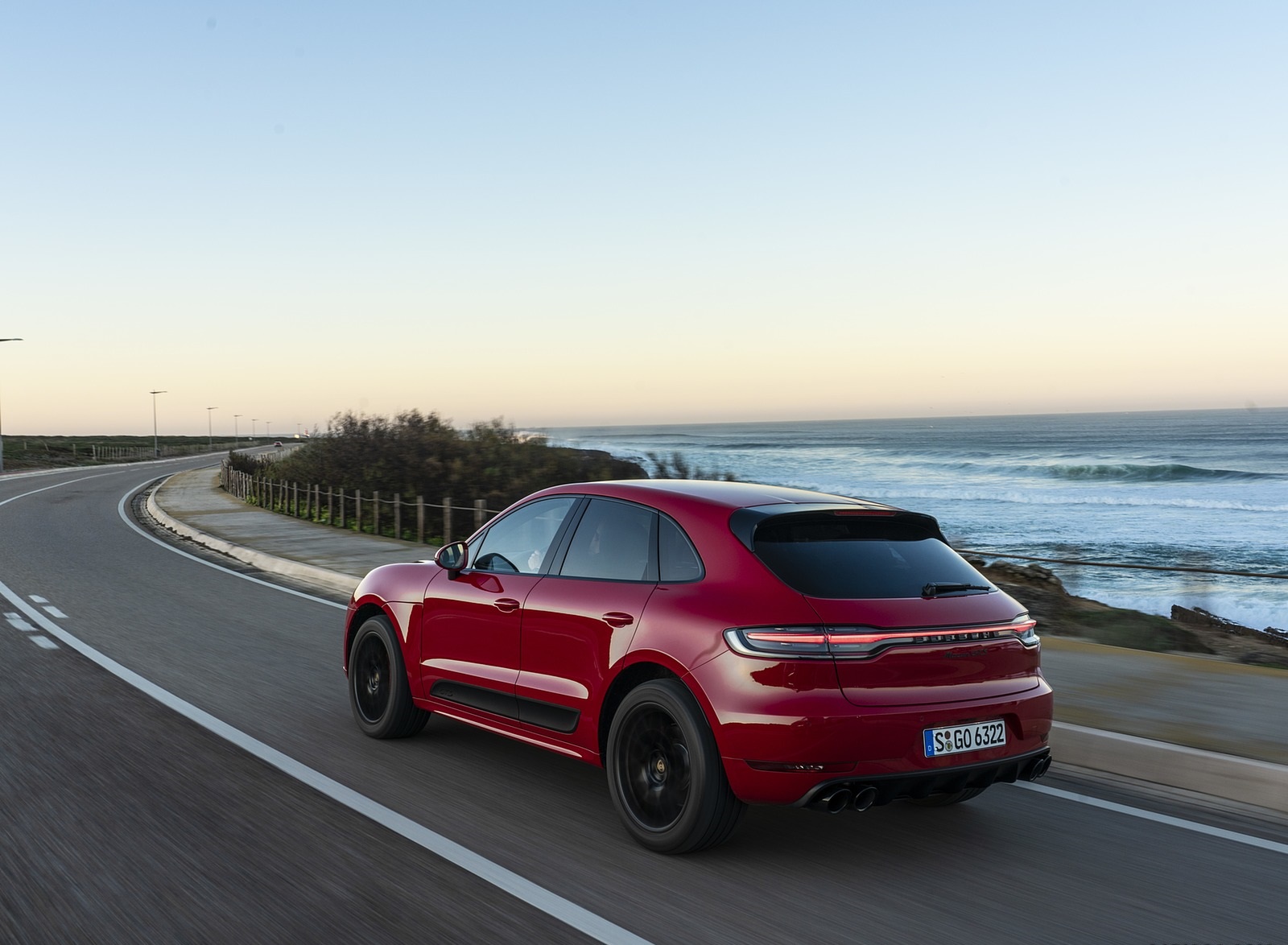 2020 Porsche Macan GTS (Color: Carmine Red) Rear Three-Quarter Wallpapers (9)