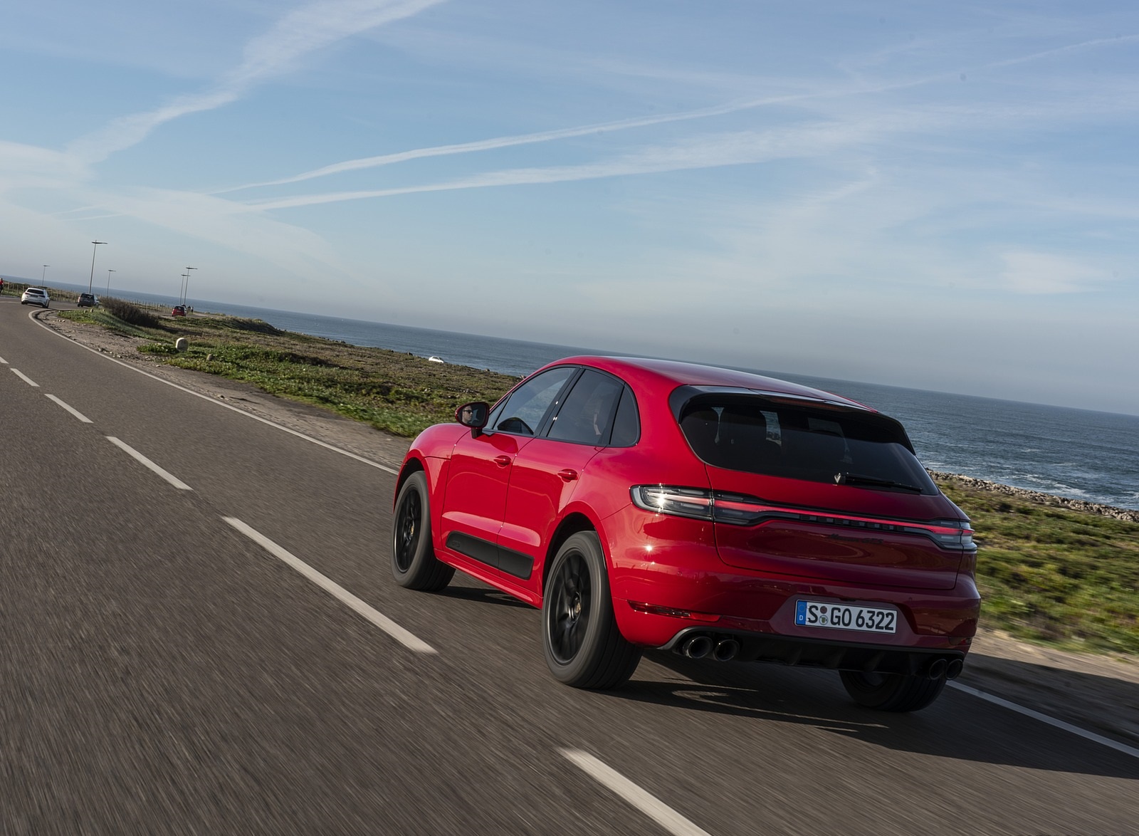 2020 Porsche Macan GTS (Color: Carmine Red) Rear Three-Quarter Wallpapers (10)
