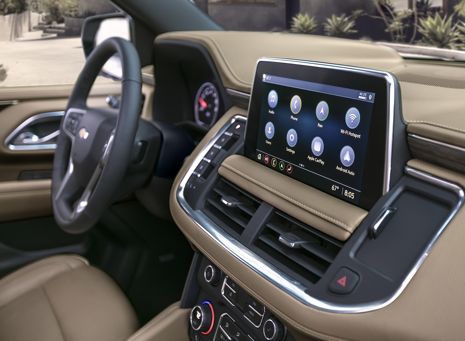 2021 Chevrolet Suburban Central Console Wallpapers (15)