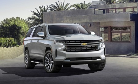 2021 Chevrolet Suburban Front Three-Quarter Wallpapers 450x275 (5)