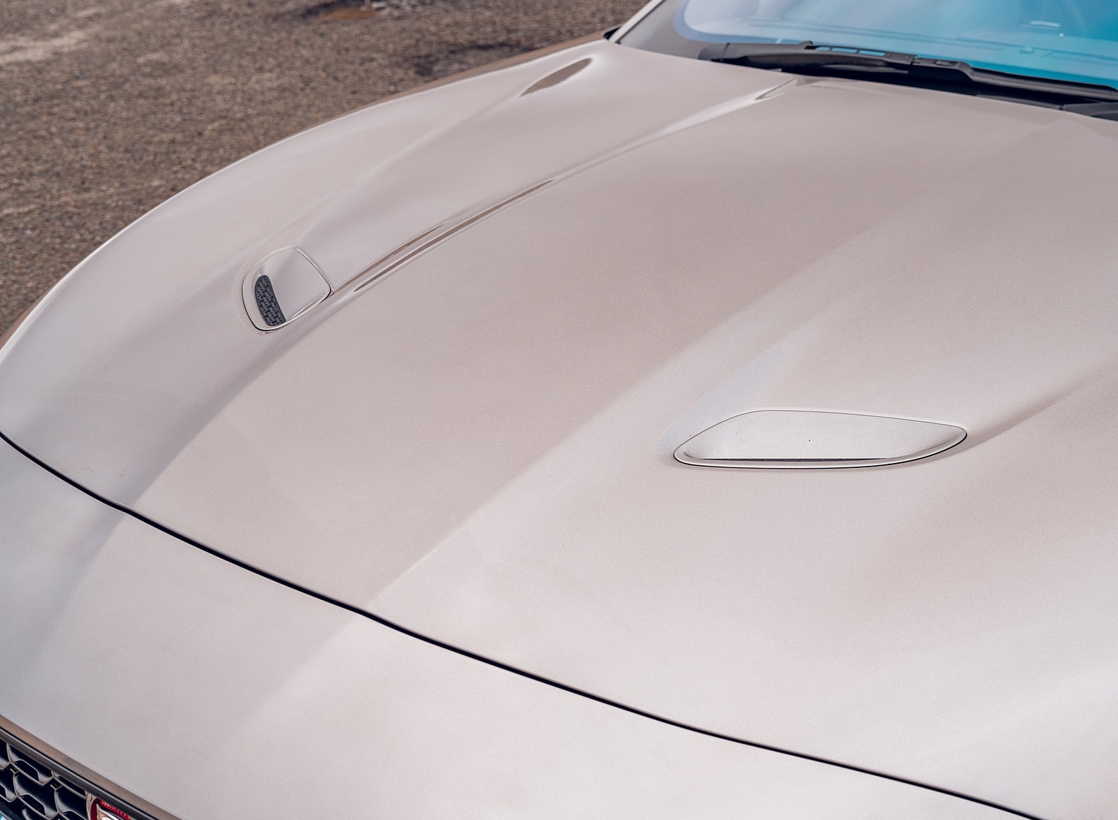 2021 Jaguar F-TYPE Coupe R-Dynamic P450 AWD (Color: Eiger Grey) Hood Wallpapers #24 of 143