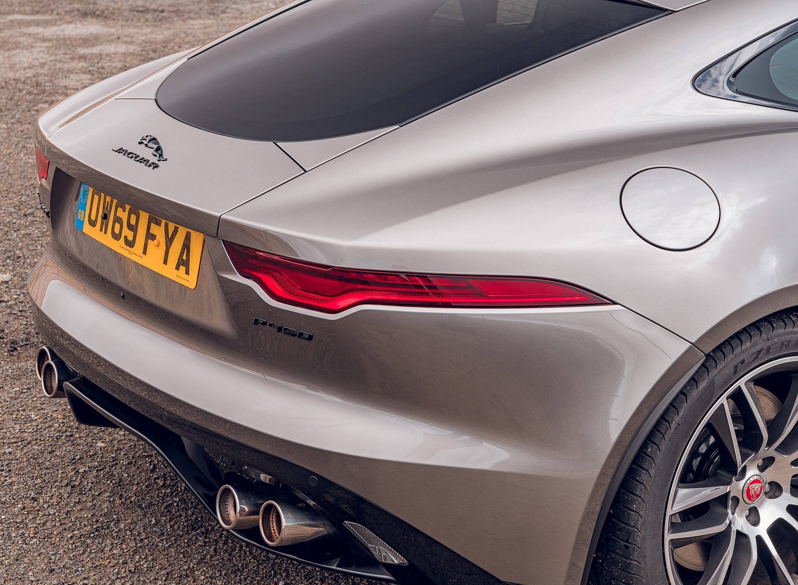 2021 Jaguar F-TYPE Coupe R-Dynamic P450 AWD (Color: Eiger Grey) Tail Light Wallpapers #31 of 143