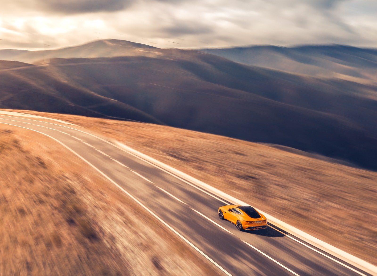 2021 Jaguar F-TYPE R Coupe AWD (Color: Sorrento Yellow) Rear Three-Quarter Wallpapers #80 of 143