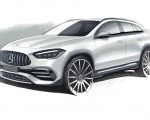 2021 Mercedes-Benz GLA Design Sketch Wallpapers 150x120