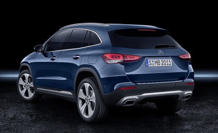 2021 Mercedes-Benz GLA Edition1 Progressive Line (Color: Galaxy Blue) Rear Three-Quarter Wallpapers 450x275 (95)