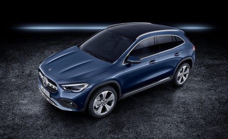 2021 Mercedes-Benz GLA Edition1 Progressive Line (Color: Galaxy Blue) Top Wallpapers 450x275 (99)