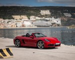 2020 Porsche 718 Boxster GTS 4.0 (Color: Carmine Red) Front Three-Quarter Wallpapers 150x120