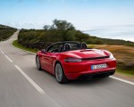 2020 Porsche 718 Boxster GTS 4.0 (Color: Carmine Red) Rear Three-Quarter Wallpapers 150x120