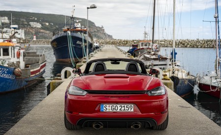 2020 Porsche 718 Boxster GTS 4.0 (Color: Carmine Red) Rear Wallpapers 450x275 (92)