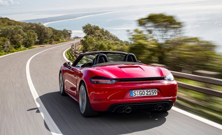 2020 Porsche 718 Boxster GTS 4.0 (Color: Carmine Red) Rear Wallpapers 450x275 (76)