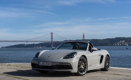 2020 Porsche 718 Boxster GTS 4.0 (Color: Crayon) Front Three-Quarter Wallpapers 450x275 (154)