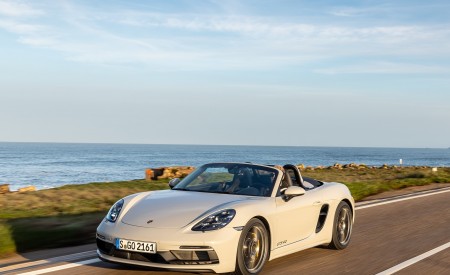 2020 Porsche 718 Boxster GTS 4.0 (Color: Crayon) Front Three-Quarter Wallpapers 450x275 (131)