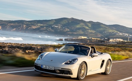 2020 Porsche 718 Boxster GTS 4.0 (Color: Crayon) Front Three-Quarter Wallpapers 450x275 (126)