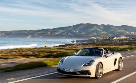 2020 Porsche 718 Boxster GTS 4.0 (Color: Crayon) Front Three-Quarter Wallpapers 450x275 (127)