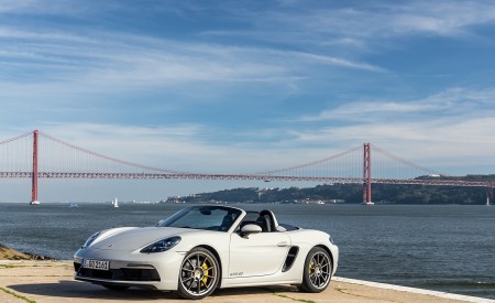 2020 Porsche 718 Boxster GTS 4.0 (Color: Crayon) Front Three-Quarter Wallpapers 450x275 (146)