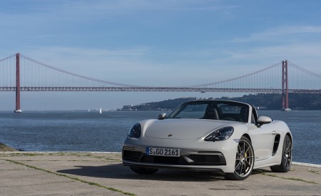 2020 Porsche 718 Boxster GTS 4.0 (Color: Crayon) Front Three-Quarter Wallpapers 450x275 (158)