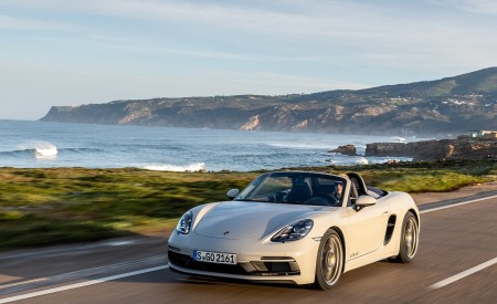 2020 Porsche 718 Boxster GTS 4.0 (Color: Crayon) Front Three-Quarter Wallpapers 450x275 (129)