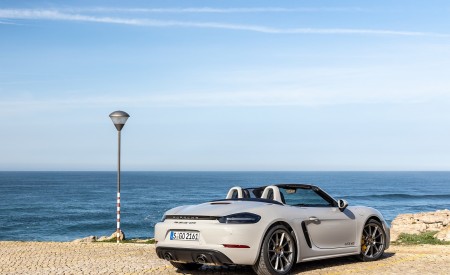 2020 Porsche 718 Boxster GTS 4.0 (Color: Crayon) Rear Three-Quarter Wallpapers 450x275 (149)