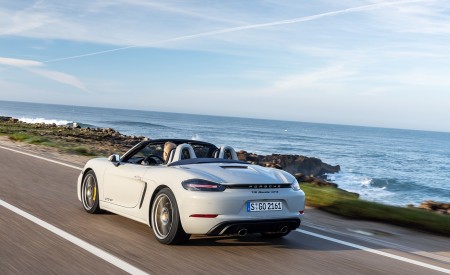 2020 Porsche 718 Boxster GTS 4.0 (Color: Crayon) Rear Three-Quarter Wallpapers 450x275 (136)