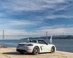 2020 Porsche 718 Boxster GTS 4.0 (Color: Crayon) Rear Three-Quarter Wallpapers 150x120