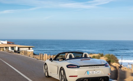 2020 Porsche 718 Boxster GTS 4.0 (Color: Crayon) Rear Three-Quarter Wallpapers 450x275 (139)